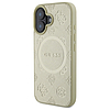 Guess Saffiano Peony Classic Logo MagSafe tok iPhone 16-hoz - arany