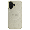 Guess Saffiano Peony Classic Logo MagSafe tok iPhone 16-hoz - arany