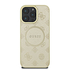 Guess Saffiano Peony Classic Logo MagSafe tok iPhone 16 Próhoz - arany