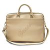 Guess Saffiano Script 16"-os laptop táska - arany