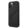 Guess Saffiano Vintage Script tok iPhone 12 Pro Max 6.7"-hez, fekete