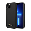 Guess Silicone Vintage - tok iPhone 14-hez fekete (GUHCP14SSLSMK)
