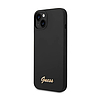 Guess Silicone Vintage - tok iPhone 14-hez fekete (GUHCP14SSLSMK)