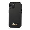 Guess Silicone Vintage - tok iPhone 14-hez fekete (GUHCP14SSLSMK)