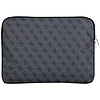 Guess Sleeve 4G cipzáras zsebes háromszög logóval 14"-es laptop táska - fekete