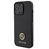 Guess Strass Metal Logo iPhone 13 Pro 6.1" tok - fekete