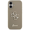 Guess szilikon Big 4G Script tok iPhone 17-hez, barna