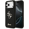 Guess szilikon Big 4G Script tok iPhone 17 Pro Maxhoz, fekete