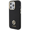 Guess szilikon logós Strass 4G tok iPhone 15 Pro Max-hoz - fekete