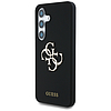 Guess szilikon nagy 4G logós alsó szkript tok Samsung Galaxy S25-höz - fekete