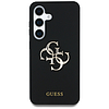 Guess szilikon nagy 4G logós alsó szkript tok Samsung Galaxy S25-höz - fekete