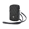 Guess Zip 4G Triangle - Telefontáska fekete (GUWBZP4GFTSK)