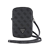 Guess Zip 4G Triangle - Telefontáska fekete (GUWBZP4GFTSK)