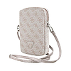 Guess Zip 4G Triangle - telefontáska rózsaszín (GUWBZP4GFTSP)