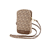 Guess Zip GCube Bottom Stripe - Telefontáska barna (GUWBZPGCSPGW)