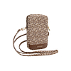 Guess Zip GCube Bottom Stripe - Telefontáska barna (GUWBZPGCSPGW)