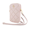 Guess Zip Steppelt 4G - Telefontáska rózsaszín (GUWBZPSQSSGP)