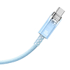 Gyorstöltés USB-C Baseus Flash, 6A, 1m, kék (CATS010403)