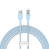 Gyorstöltő kábel Baseus USB-A a Lightning Explorer sorozathoz 2 m, 2,4 A, kék (CATS010103)