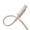 Gyorstöltő kábel Baseus USB-C - USB-C Habitat Series 1m 100W rózsaszín (P10360202421-00)