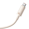 Gyorstöltő kábel Baseus USB-C - USB-C Habitat Series 1m 100W rózsaszín (P10360202421-00)