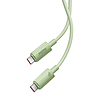 Gyorstöltő kábel Baseus USB-C - USB-C Habitat Series 1m 100W zöld (P10360202631-00)