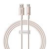 Gyorstöltő kábel Baseus USB-USB-C Habitat Series 1m 100W rózsaszín (P10360203421-00)