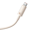 Gyorstöltő kábel Baseus USB-USB-C Habitat Series 1m 100W rózsaszín (P10360203421-00)