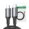 Gyorstöltő kábel USB-C - USB-C UGREEN 15961 PD 3m, fekete (15961)