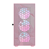 hálós számítógépház Darkflash DLM21, rózsaszín (DLM21 Mesh Pink)