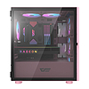 hálós számítógépház Darkflash DLM21, rózsaszín (DLM21 Mesh Pink)