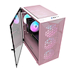 hálós számítógépház Darkflash DLM21, rózsaszín (DLM21 Mesh Pink)