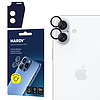 Hardy Lens Protection Pro fekete üveg Apple iPhone 16 / 16 Plus kamera objektívekhez - fekete