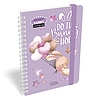 Határidőnapló 2026 LIZZY CARD B/6 heti spirálozott gumis Lollipop bunny rabbit