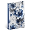 Határidőnapló 2026 mágnessel záródó REALSYSTEM 110x160mm heti sárga lapos Porcelain flower