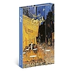 Határidőnapló 2026 mágnessel záródó REALSYSTEM 130x210mm heti sárga lapos Vincent van Gogh