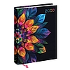 Határidőnapló 2026 REALSYSTEM Librobello "Hölgyeknek" B/6 napi fehér lapos 3D lakk+ élfestés Mandala
