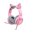Havit GAMENOTE H2233d játék fejhallgató RGB rózsaszín (H2233d-pink)