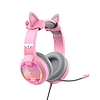 Havit GAMENOTE H2233d játék fejhallgató RGB rózsaszín (H2233d-pink)