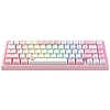 Havit KB874L RGB mechanikus játék billentyűzet (ANGOL) rózsaszín és fehér (KB874L-pink)
