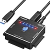 HDD/SSD Adapter Klónozási Funkcióval FIDECO PL06 (USB 3.0, SATA/IDE)