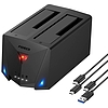 HDD/SSD Dokkoló/Klonáló Állomás FIDECO YPZ220B (USB 3.2, SATA I/II/III)