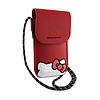 Hello Kitty bőr rejtőzködő Kitty zsinór - telefon táska piros (HKOWBPSCKER)
