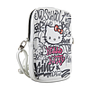 Hello Kitty Graffiti Kitty Head - Crossbody táska telefonhoz fehér (HKPBPDGPHE)