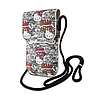 Hello Kitty Leather Tags Graffiti Cord - Crossbody telefontáska bézs (HKOWBHDGPTE)