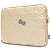 Hello Kitty Zip PU Quilted Bows tok 14"-es laptophoz - arany
