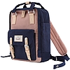 Himawari 188L 14´´ laptop hátizsák tengerészkék és rózsaszín (188L-54)