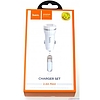HOCO autós töltő "Z27 Staunch" dual port töltőadapter 1m-es Micro kábellel