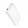 Hoco J128 külső akkumulátor, 10000mAh, 10W, fehér