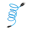 HOCO X21 Szilikon töltőkábel Micro USB 1m, kék (HC711885)